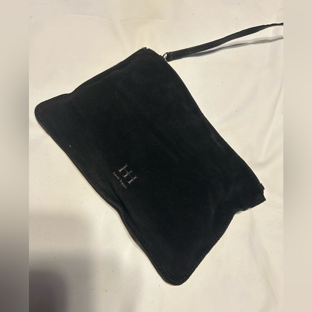 HAUTE HIPPIE Black Suede Tote Bag - Picture 6 of 6